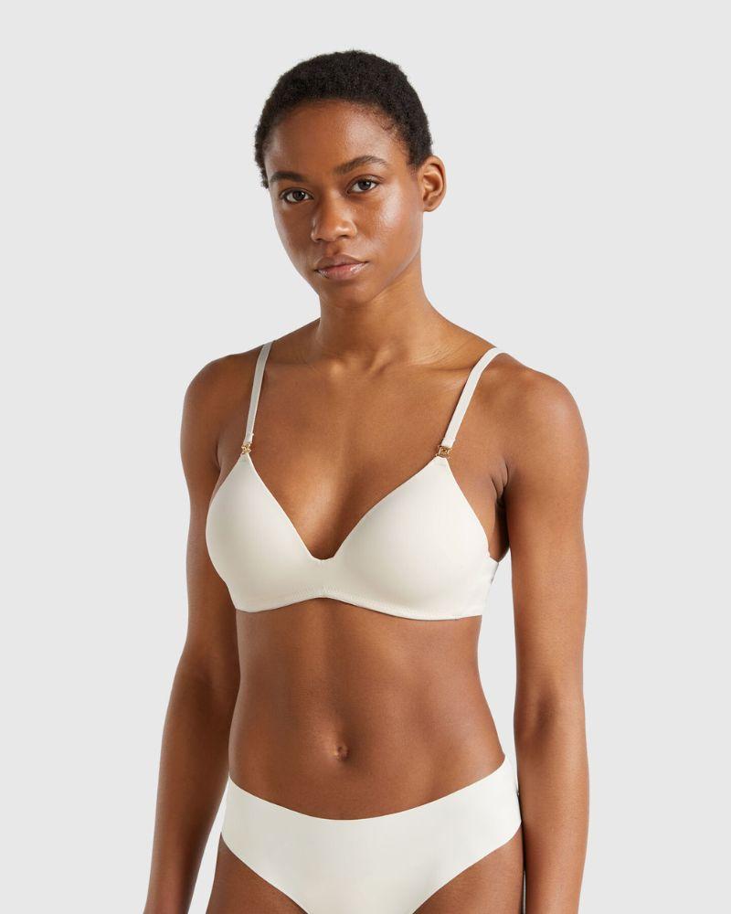 Benetton Ženski brushalter 3LEG1R01T-0U2-3B, Bijeli