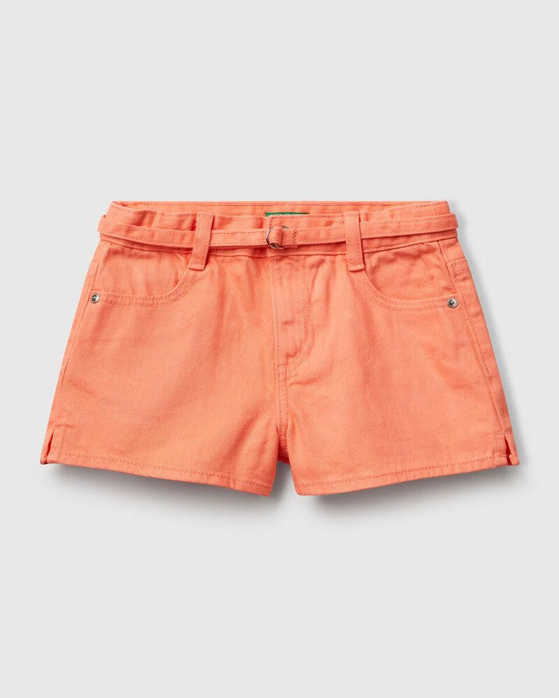 Benetton Šorc za djevojčice 4PLRC903ZG-34Z-L, Narandžasti