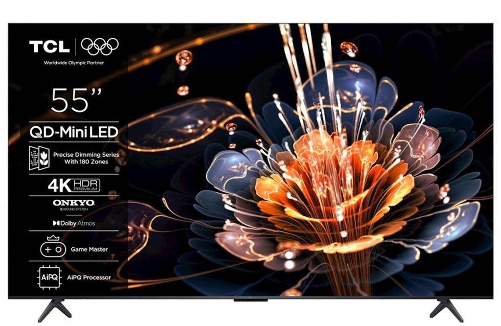 TCL Smart televizor 55C61KS, 55", 4K UHD, Crni