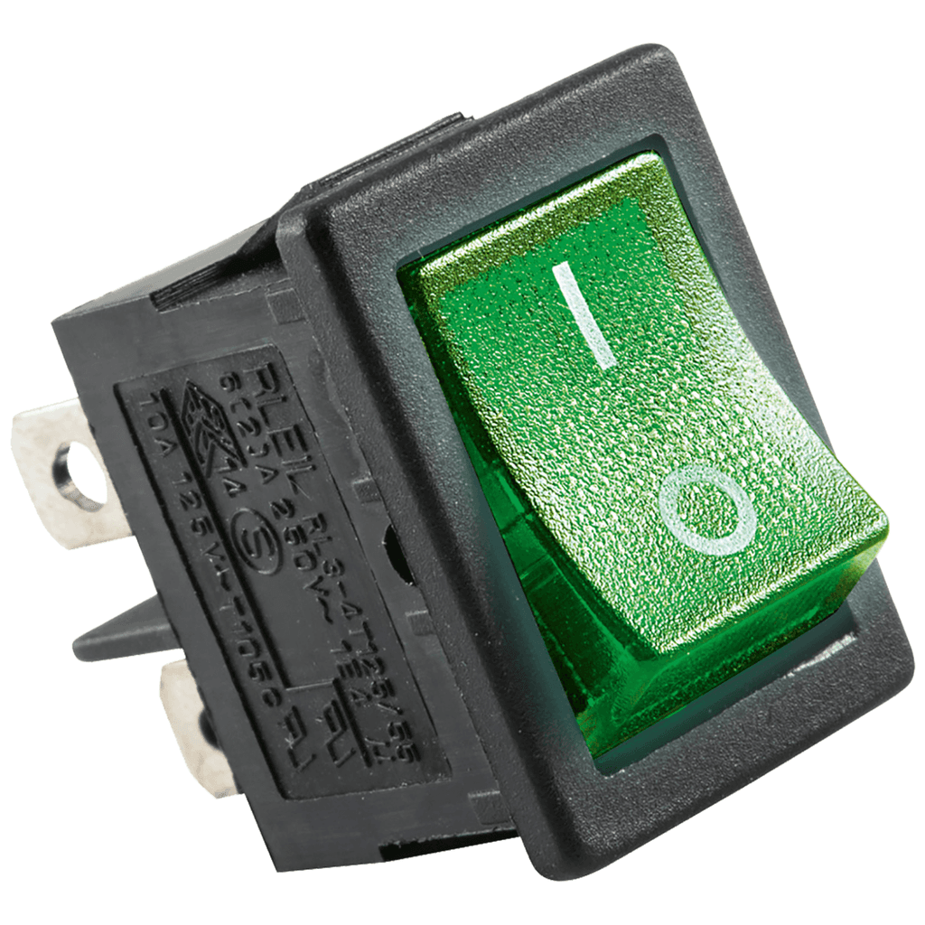 Home Prekidač, 250 V~, 5 A, 21 × 15 mm, 2 položaja, STV 06, Zeleni