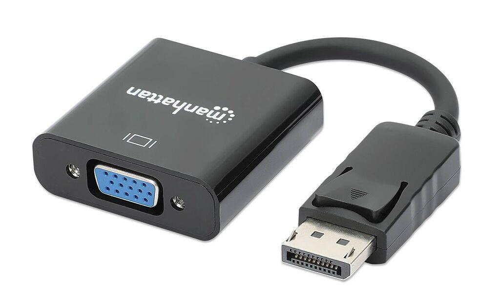 Manhattan Adapter, DisplayPort na VGA, Crni