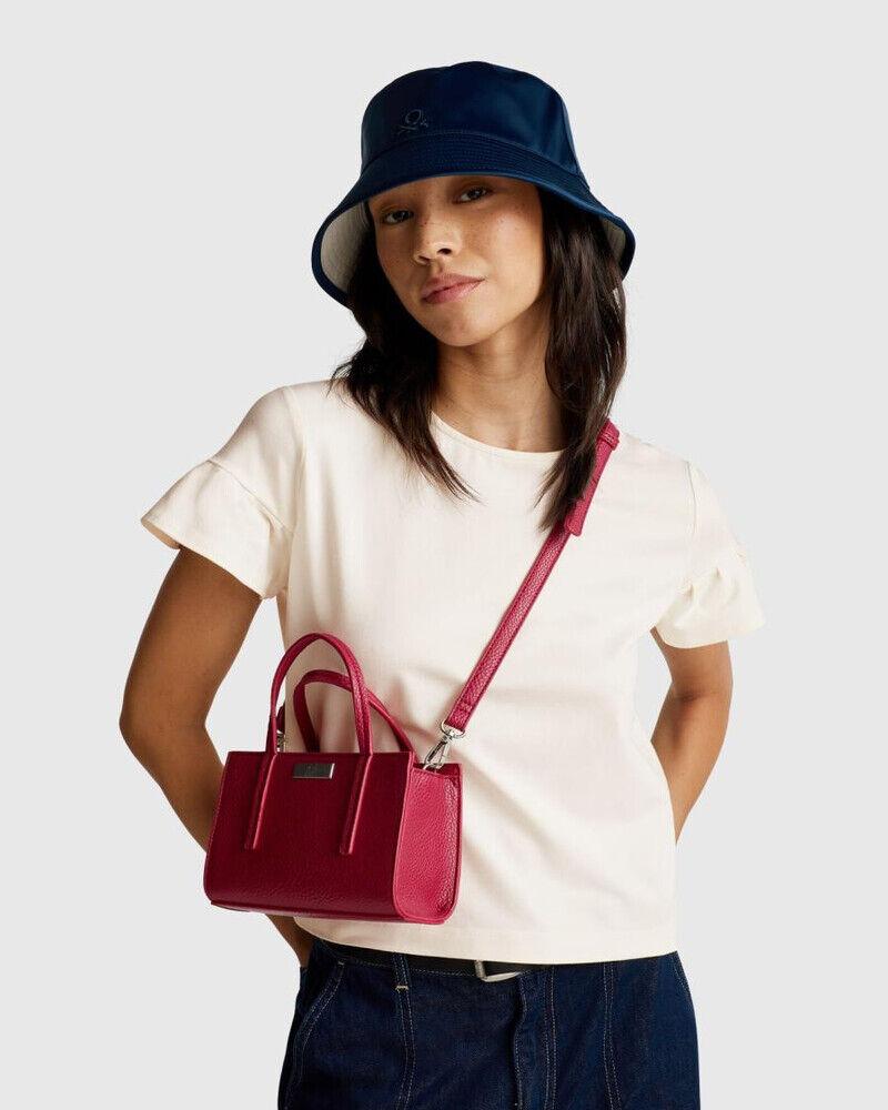 Benetton Ženska majica kratkih rukava 343WD10BL-0R2-XS, Krem