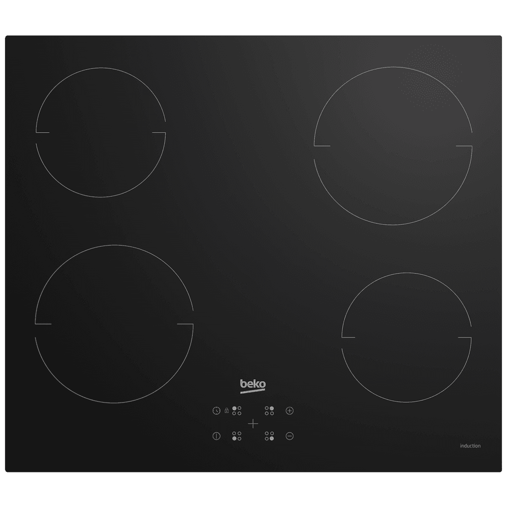 Beko Ugradbena indukcijska ploča za kuhanje, 60 cm, 5600 W, Crna