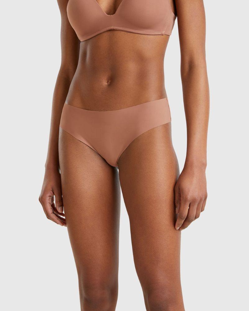 Benetton Ženske gaćice 3LEG1S027-0U3-S, Smeđe