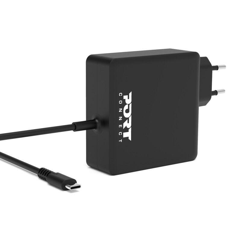 Port Designs Punjač, USB-C, 65W, Crni