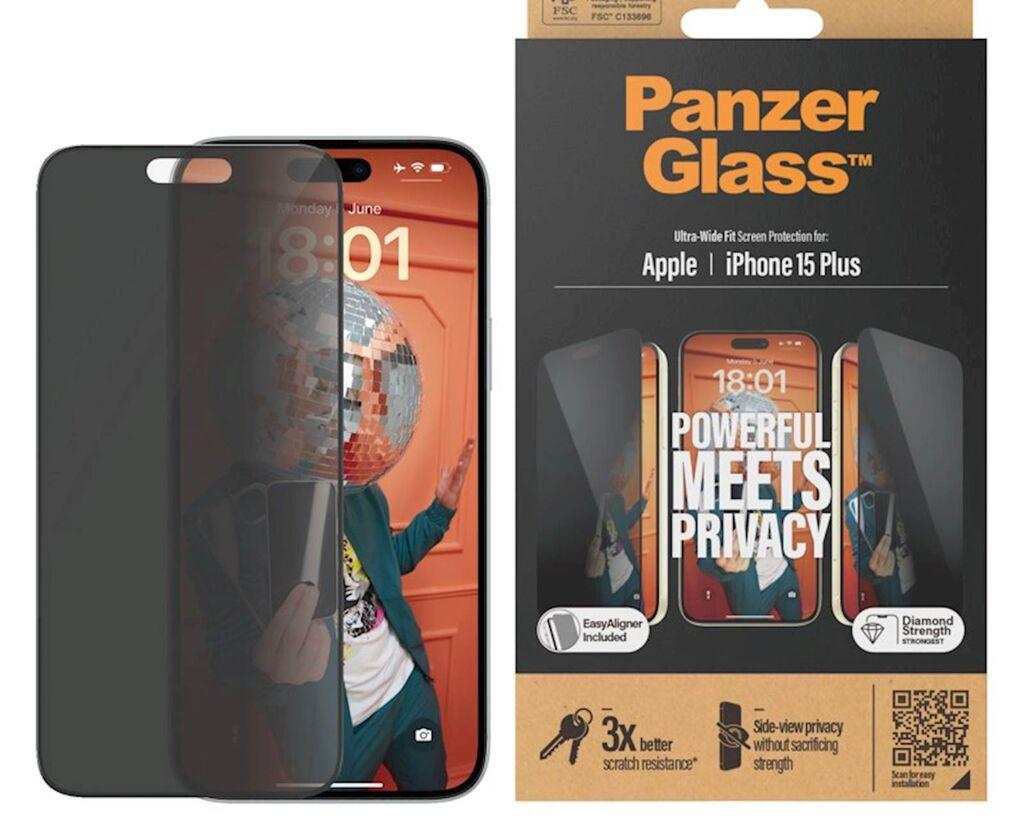 PanzerGlass Zaštitno staklo za mobilni telefon iPhone 15 Plus, Privacy