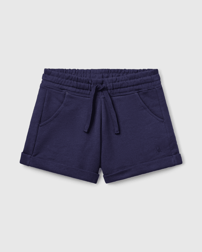 Benetton Bermude za djevojčice 3J68C901CG-252-M, Teget