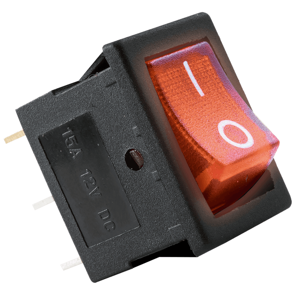 Use Svijetleći prekidač, 12 V, AKV 01, Narandžasti