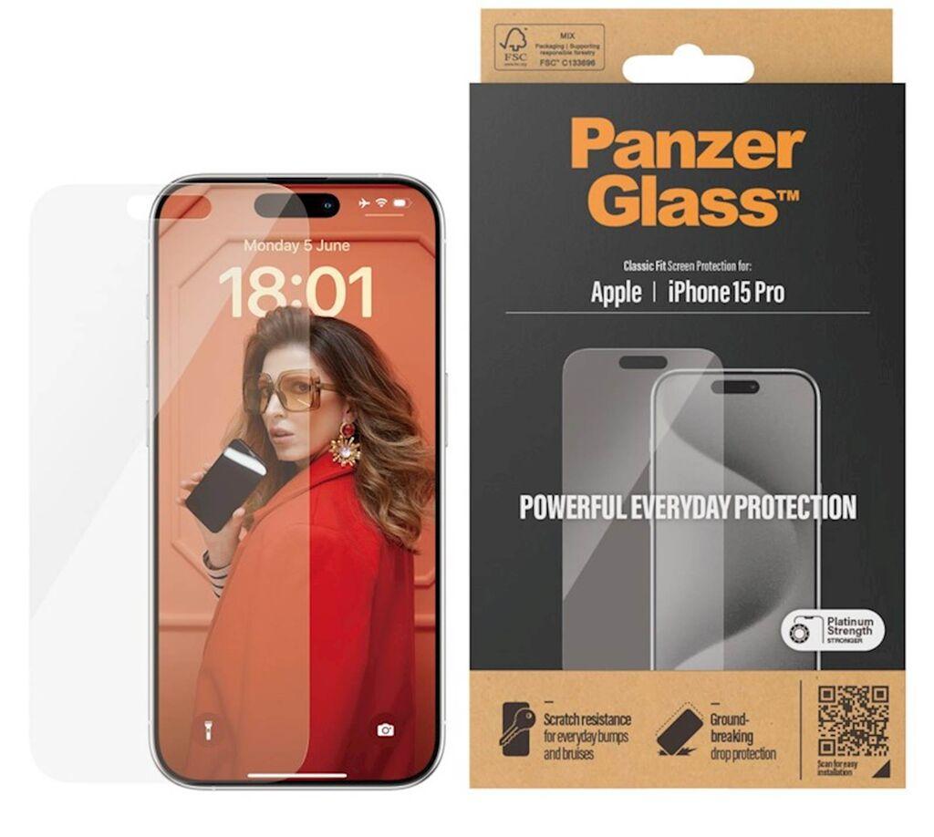 PanzerGlass Zaštitno staklo za mobilni telefon iPhone 15 Pro