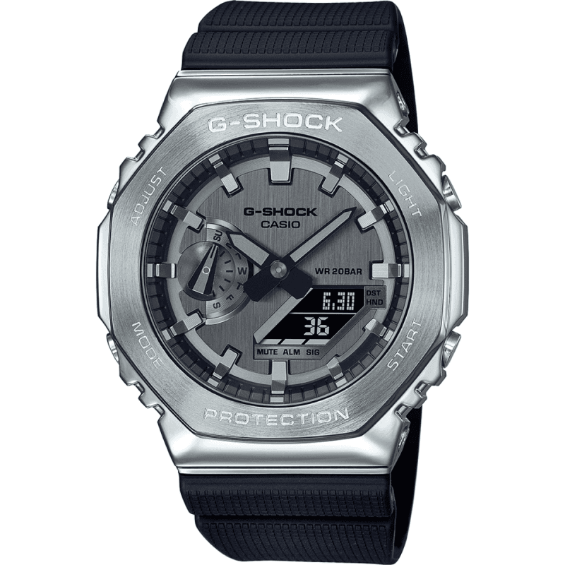 G-SHOCK Casio Sat GM-2100-1AER, Sivi