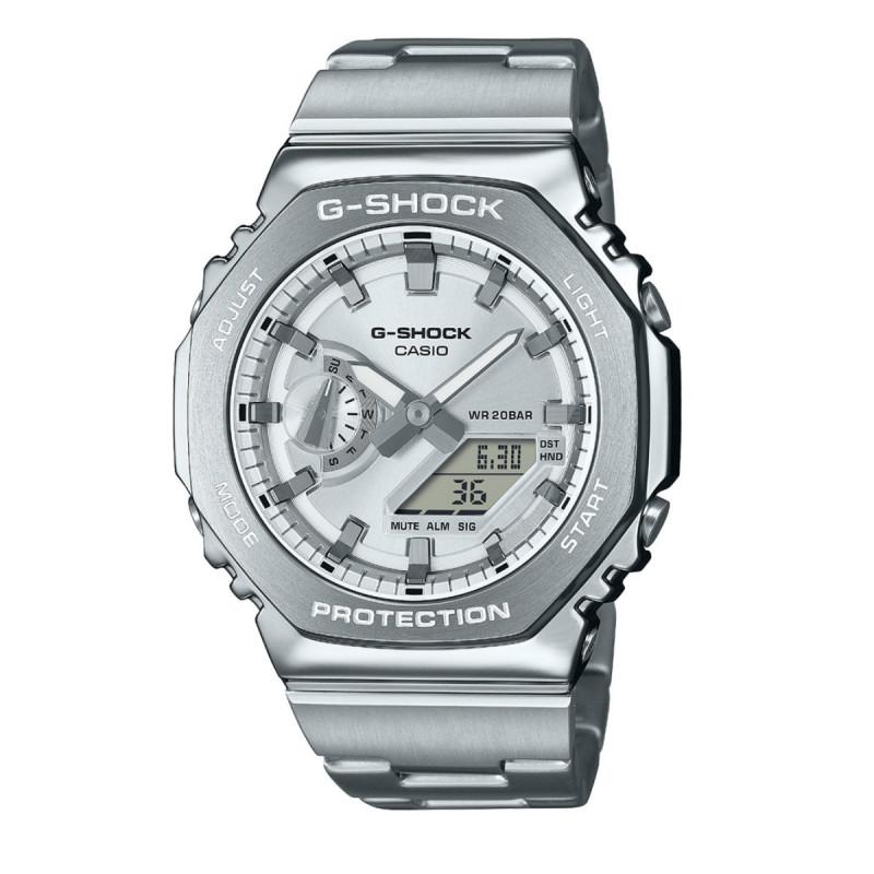 G-SHOCK Casio Sat GM-2110D-7AER, Sivi