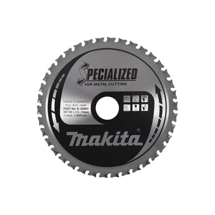 Makita List rezna ploča za metal za pilu SPECIALIZED 185x30mm 38Z B-33423