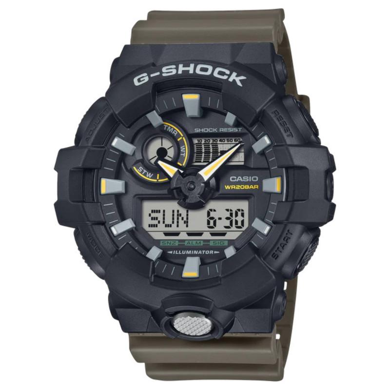 G-SHOCK Casio Sat GA-710TU-1A3ER, Sivi
