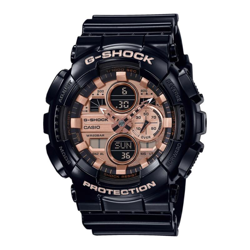 G-SHOCK Casio Sat GA-140GB-1A2ER, Crni