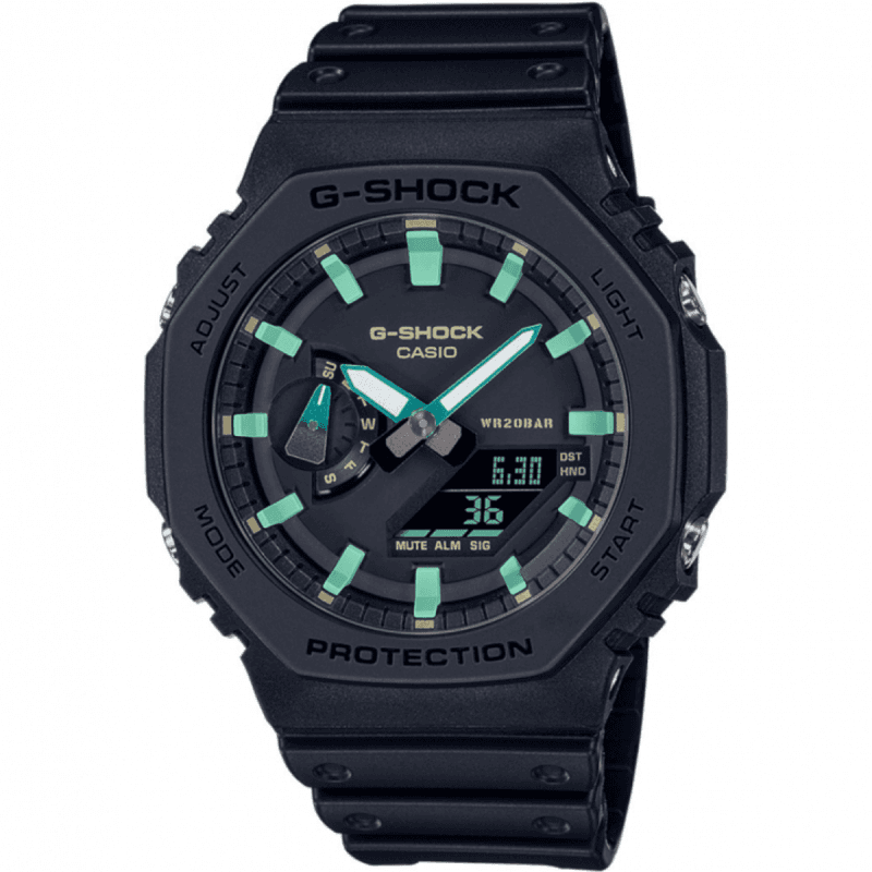 G-SHOCK Casio Sat GA-2100RC-1AER, Crni