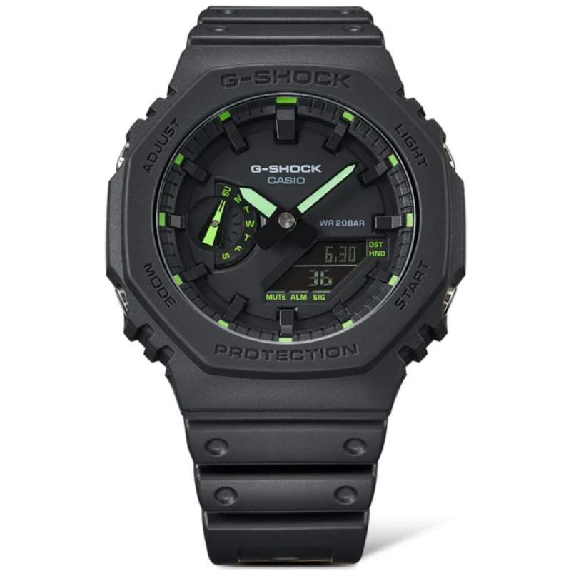 G-SHOCK Casio Sat GA-2100-1A3ER, Crni