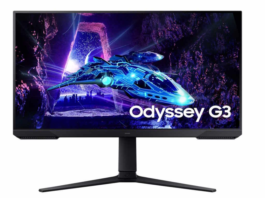 Samsung gaming monitor LS27DG302EUXEN 27"/VA/1920x1080/180Hz/1ms MPRT/HDMI,DP/Freesync/Pivot/VESA/crni