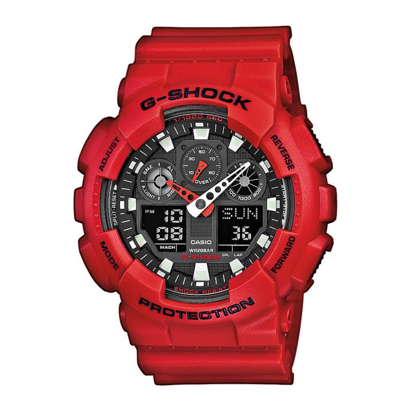 G-SHOCK Casio Sat GA-100B-4AER, Crveni