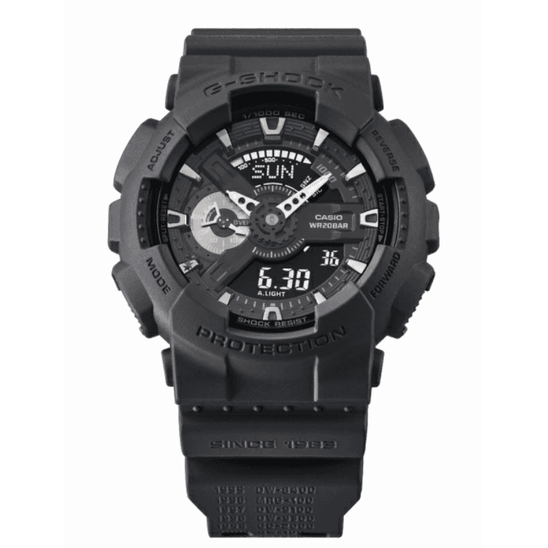 G-SHOCK Casio Sat GA-114RE-1AER, Tamno sivi