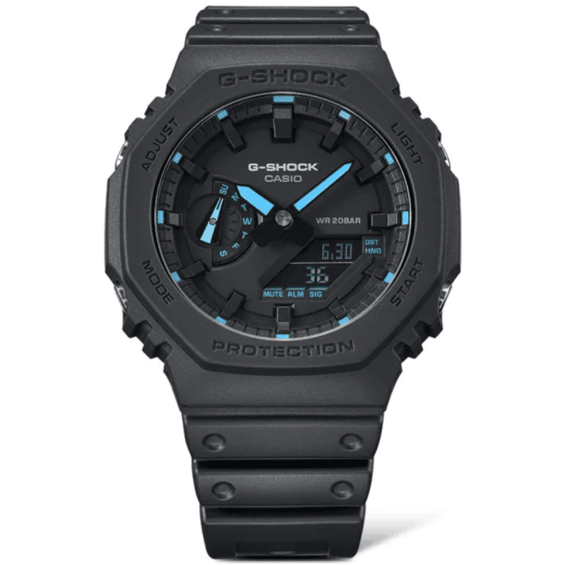 G-SHOCK Casio Sat GA-2100-1A2ER, Crni