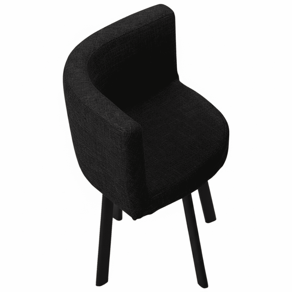 Giga Kockasta stolica Skaya, Platno, Crna