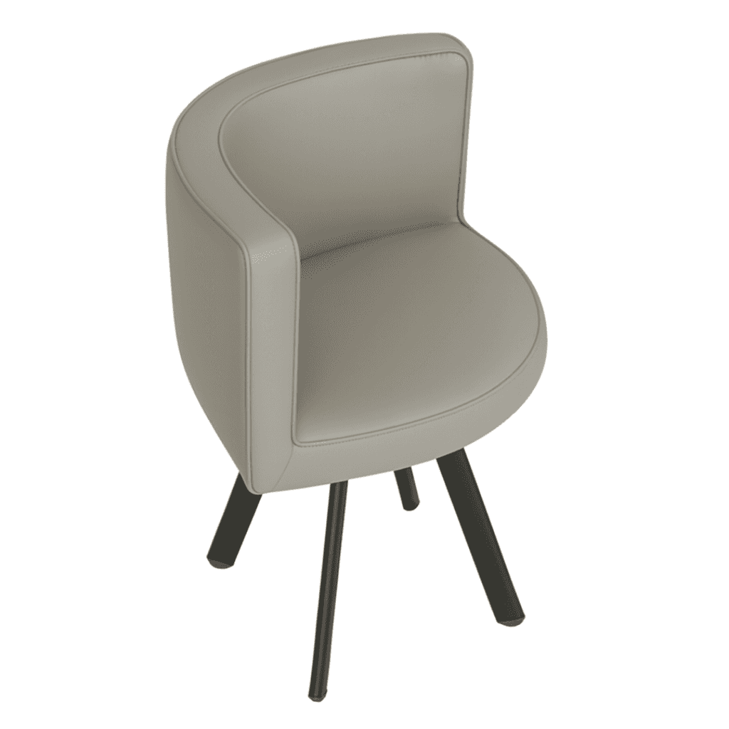 Giga Kockasta stolica Skaya, PU, Siva