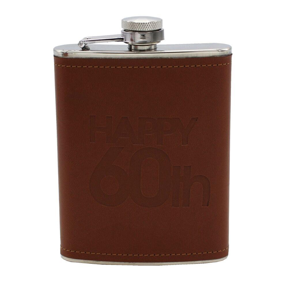 Poklon ploska HAPPY 60th 7161374 (240ml)