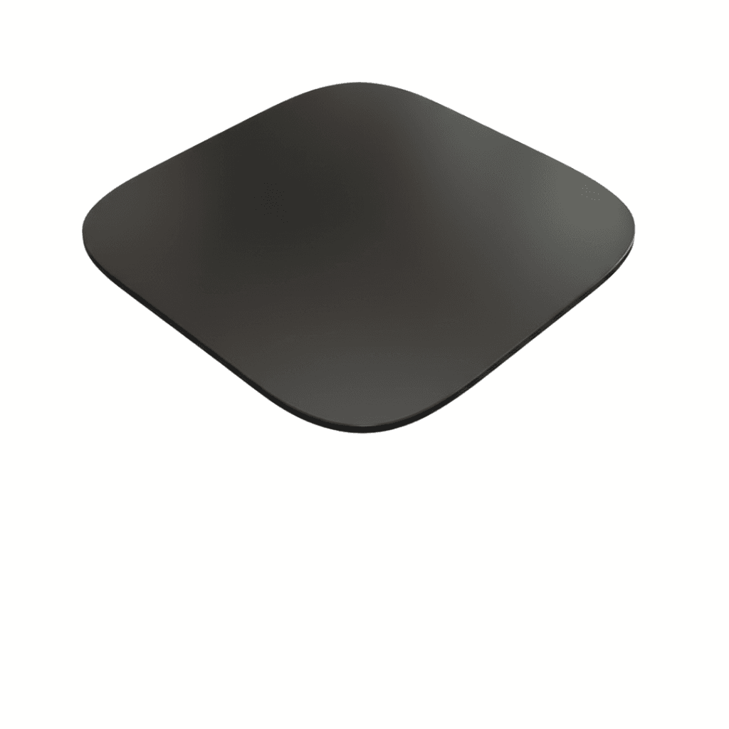 Giga Kockasta ploča za sto Skaya, 80x80 cm, Crna