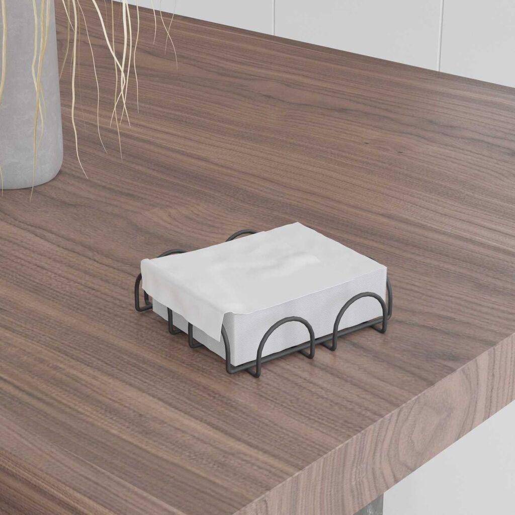 Držač za salvete Hermia, 100% metal, 18 x 18 x 2 cm, debljina 2,5-5 mm