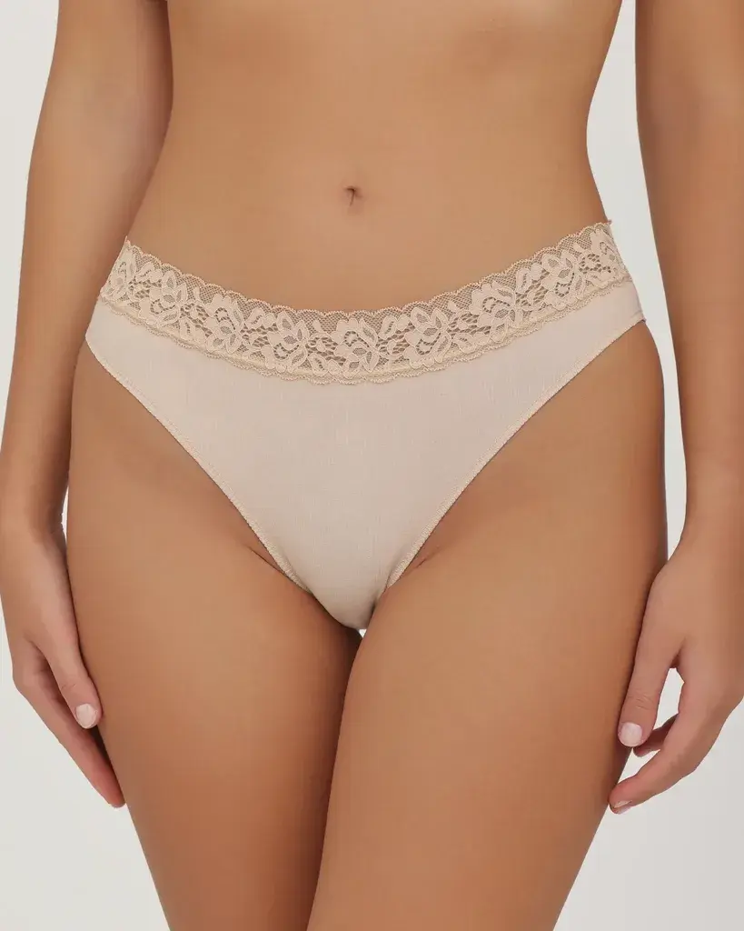 Alma Ras Ženske dublje slip gaćice Ines, Bež