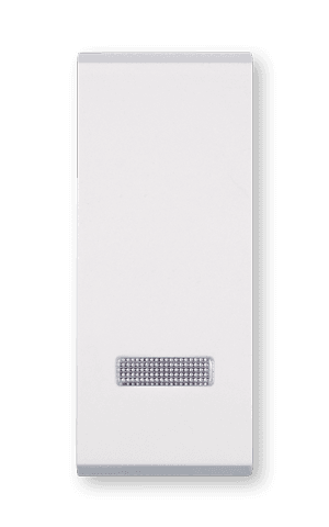 ALING-CONEL Prekidač jednopolni MODE sa indikacijom 10AX 250V~ 1M, Bijeli