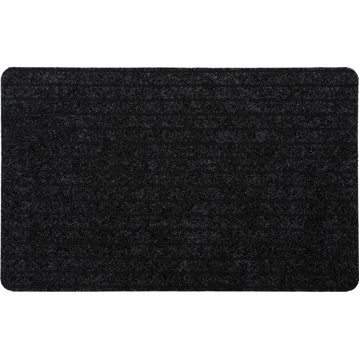 LUANCE Otirač za vrata Chloe, PP/Lateks, 50x80cm, Sivo-crni