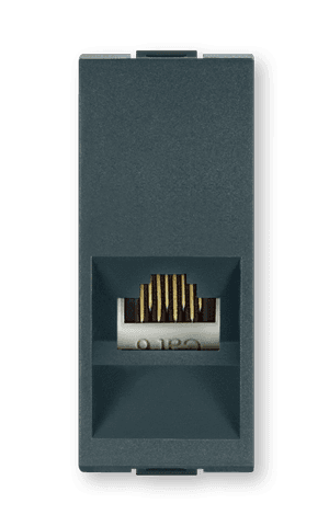 ALING-CONEL Komunikacijski konektor MODE RJ45 Cat 6 UTP 1M, Antracit