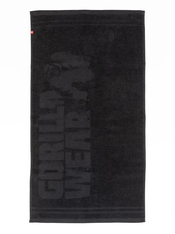 Gorilla Wear Peškir za Teretanu 70cm x 140cm - Crni