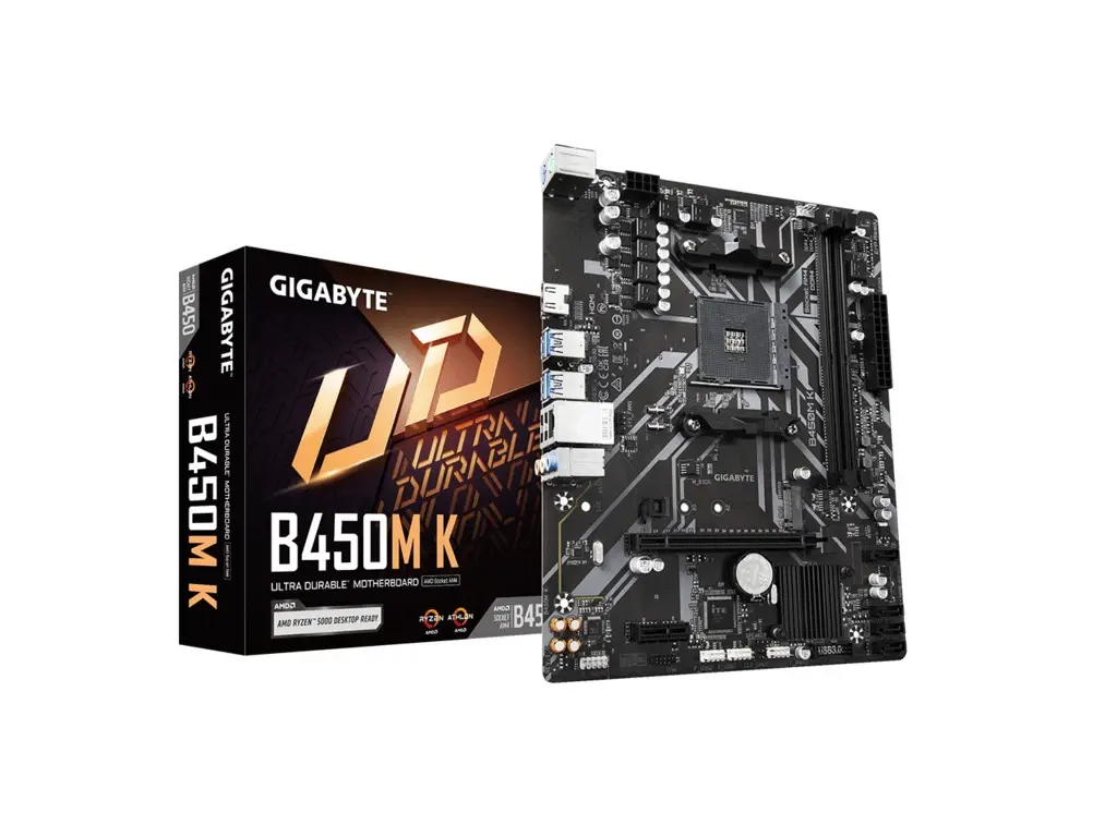 Gigabyte Matična ploča MB [B450M K G10] AM4 2xDDR4 , 64GB 3600MHz 1xM.2, 4xSATA, 2xPS/2, 6xUSB, HDMI,