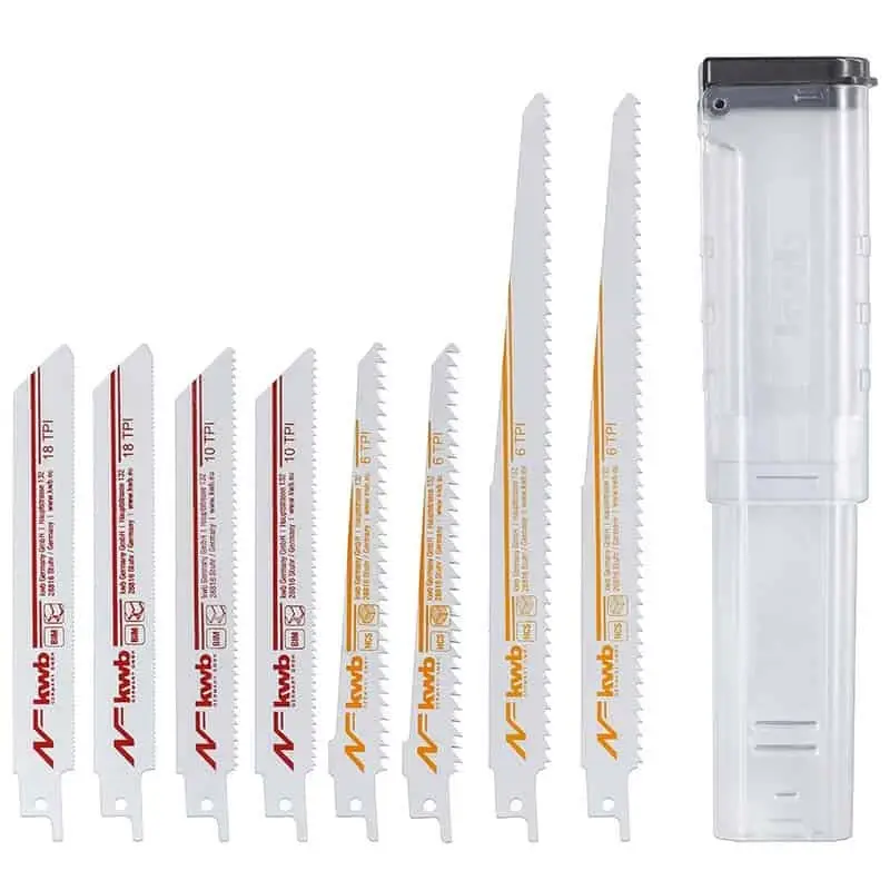 KWB Set listova za višenamjensku pilu, 9 komada