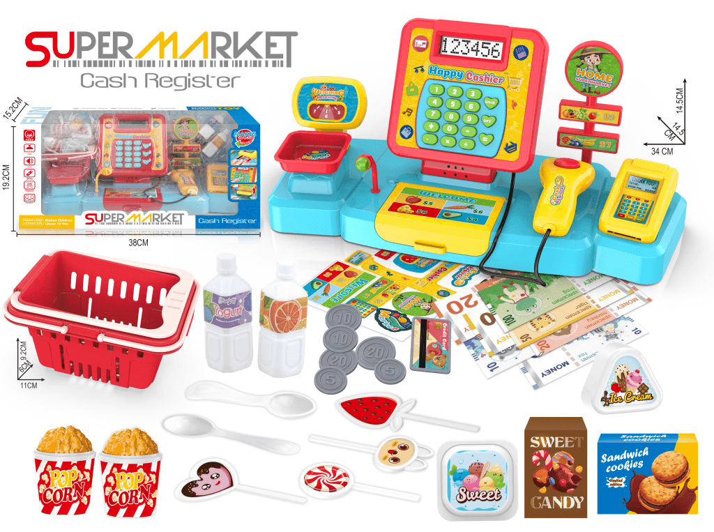 Baby Blagajna set, Crvena