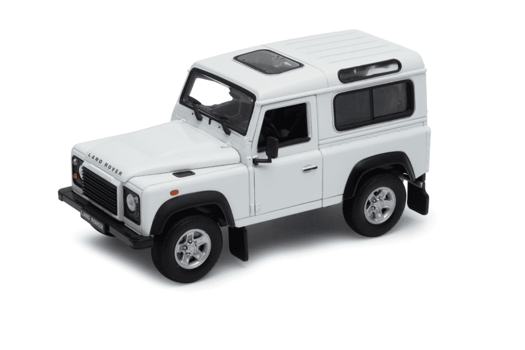 WELLY Land rover defender 1:24, Bijeli