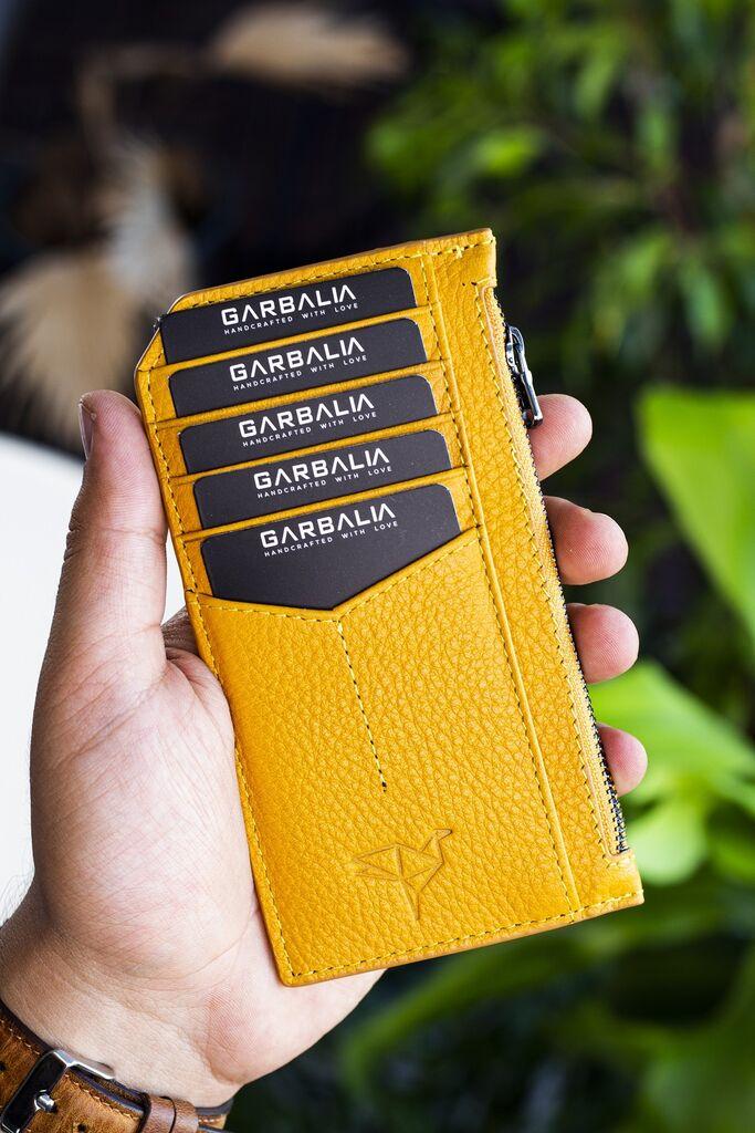 Bagmore Card novčanik rumeni, narandžasti