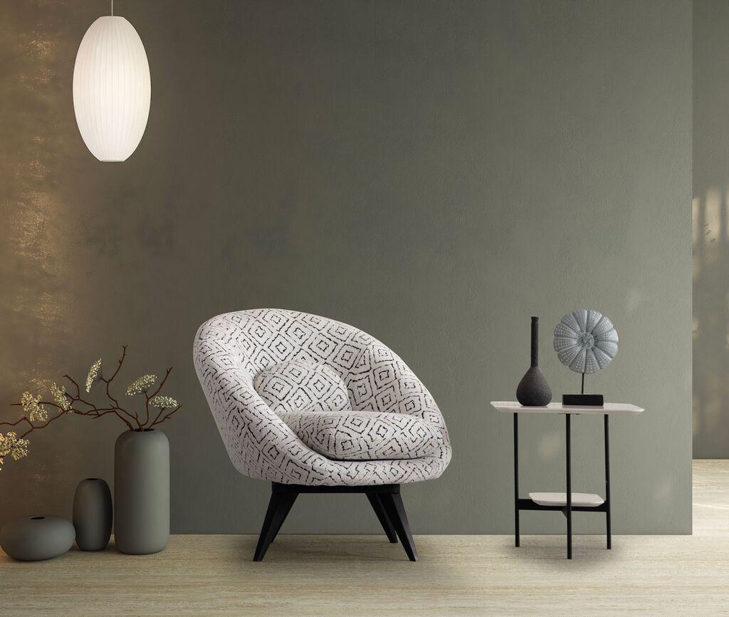 Atelier del Sofa Fotelja Caprice, 75x70x80 cm, Bijela