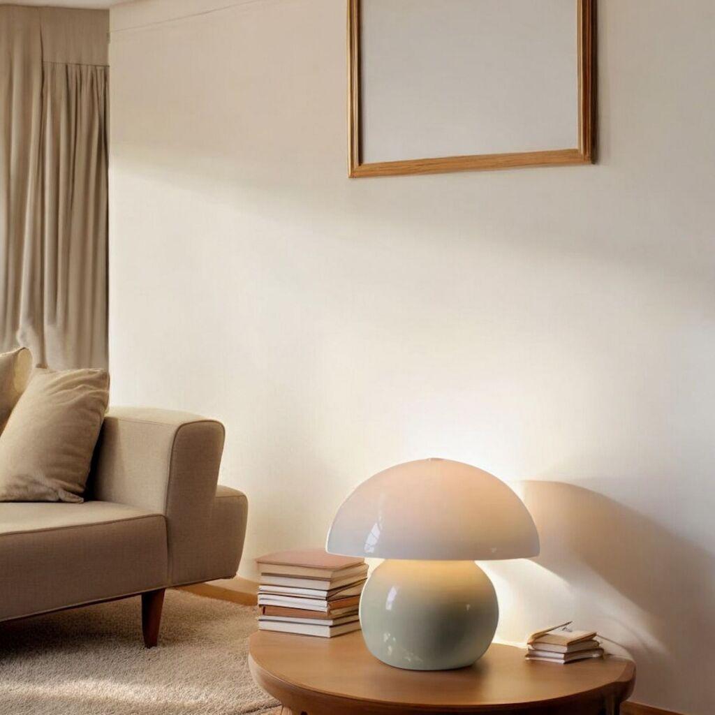 Opviq Stona lampa BRZ-340134, 40 W, 26 cm, Krem