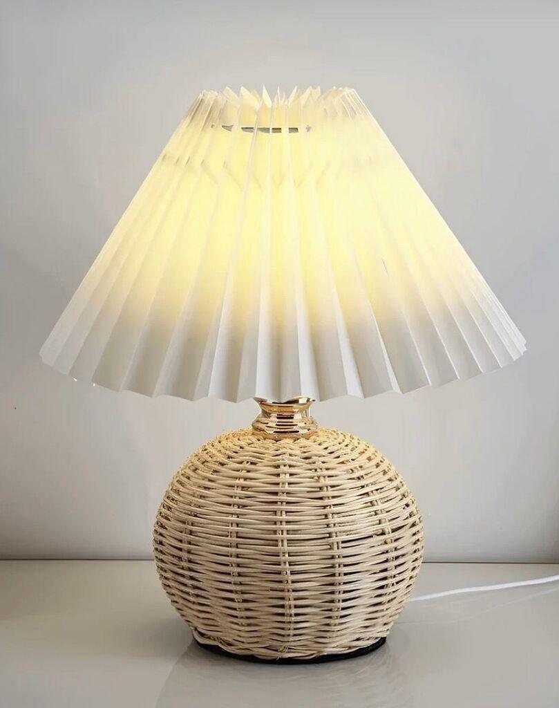 Opviq Stona lampa BRZ-343412, 40 W, 28 cm, Krem