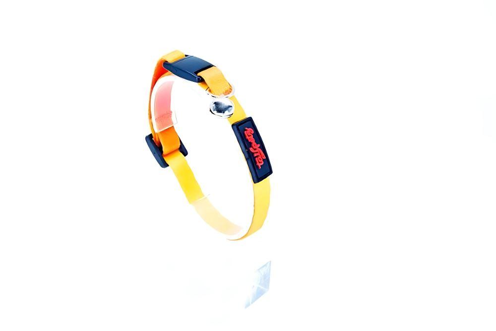 Ogrlica za mačke Paws & Whiskers Sun, narandžasto-žuta