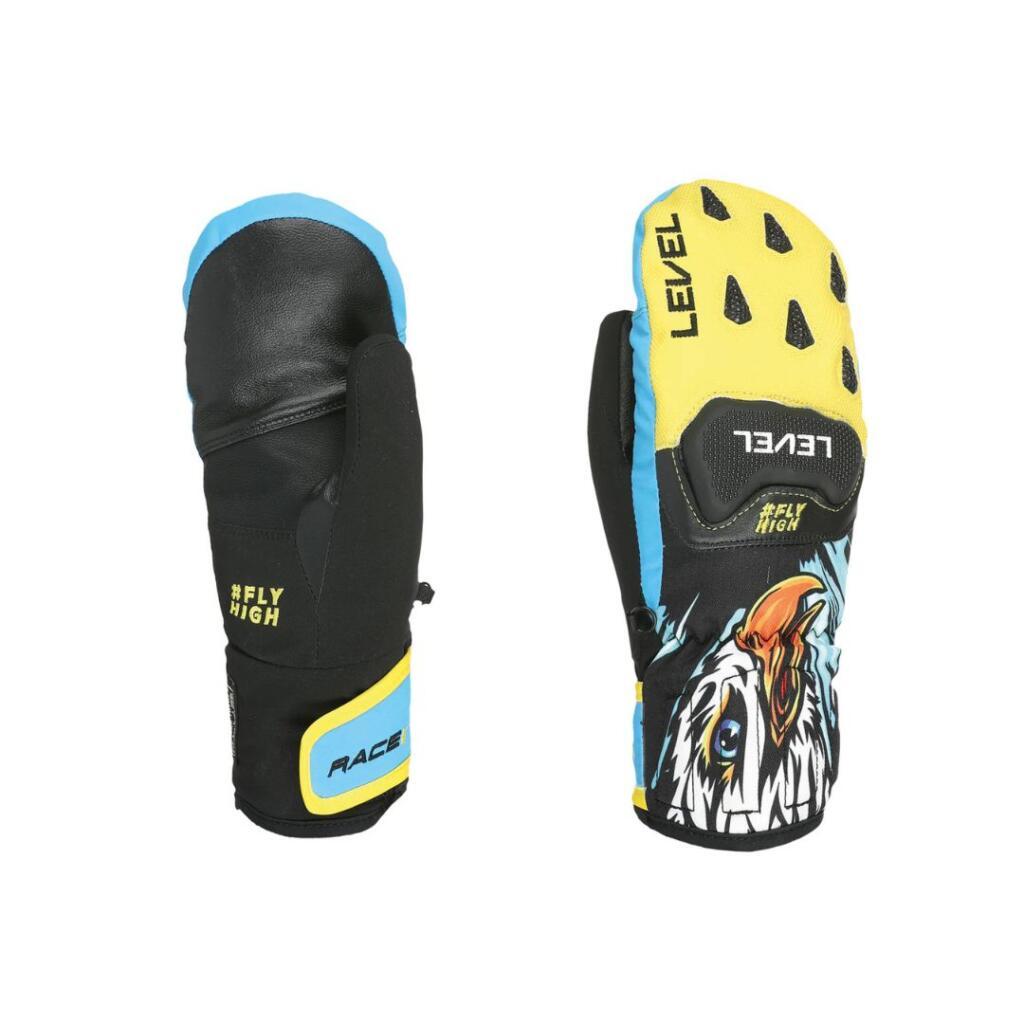 Level Rukavice Race JR Mtt, Crno-žute