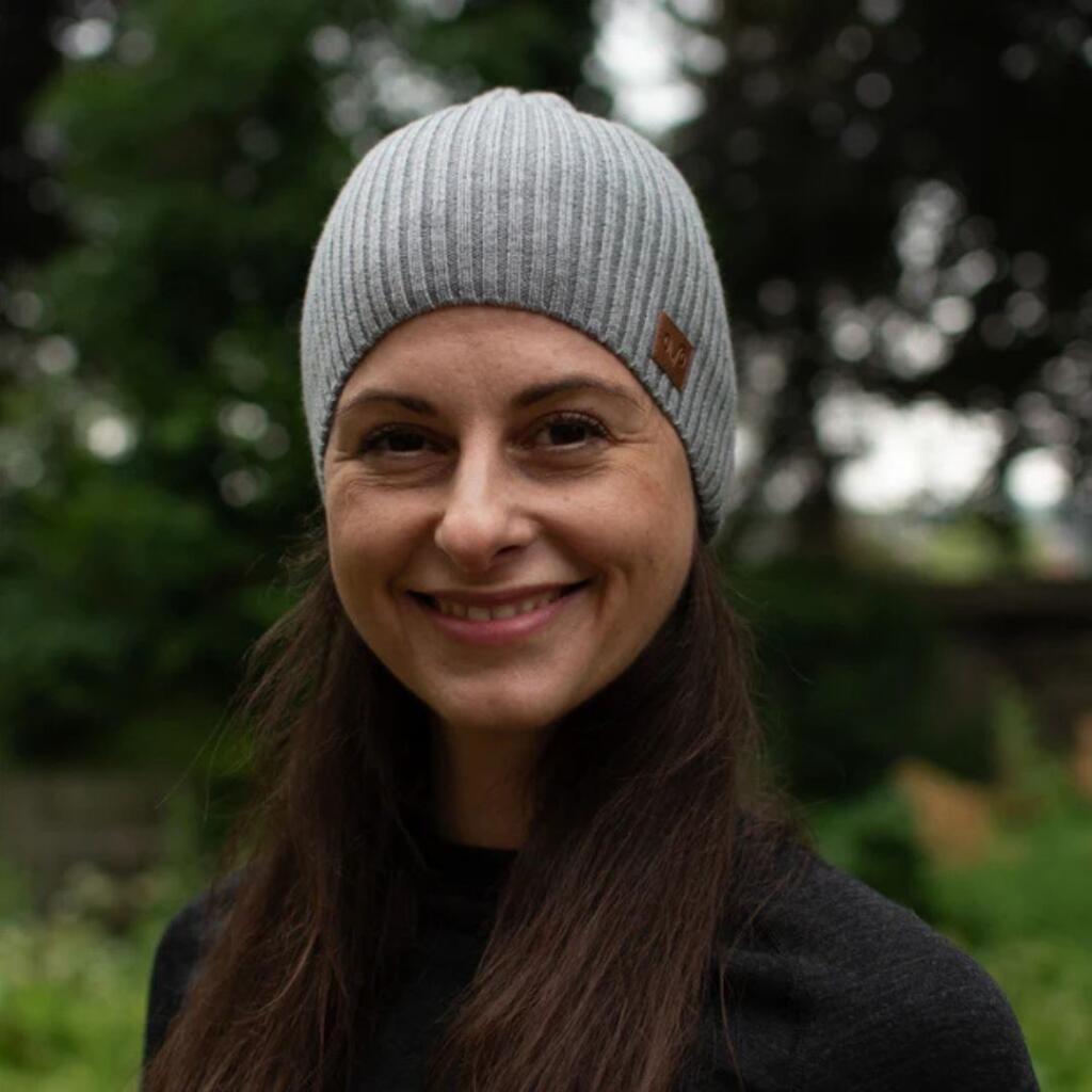 Woolona Unisex kapa Wintry, Siva