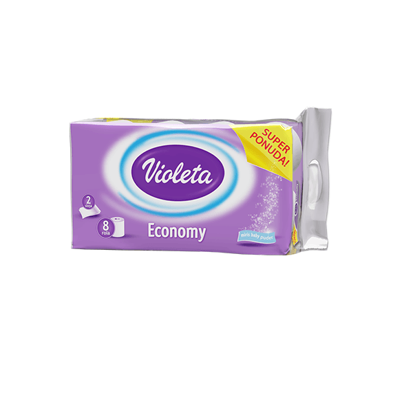 Violeta Toalet Papir 8/1 2 Sloja Parfemisani - Economy