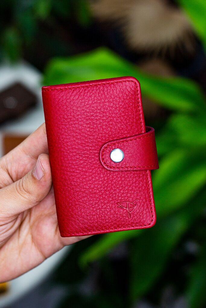 Bagmori novčanik za Adanus kartice, crveni