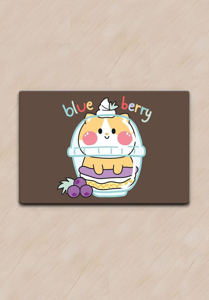 Prostirka za saksije Paws & Whiskers, boja borovnice,