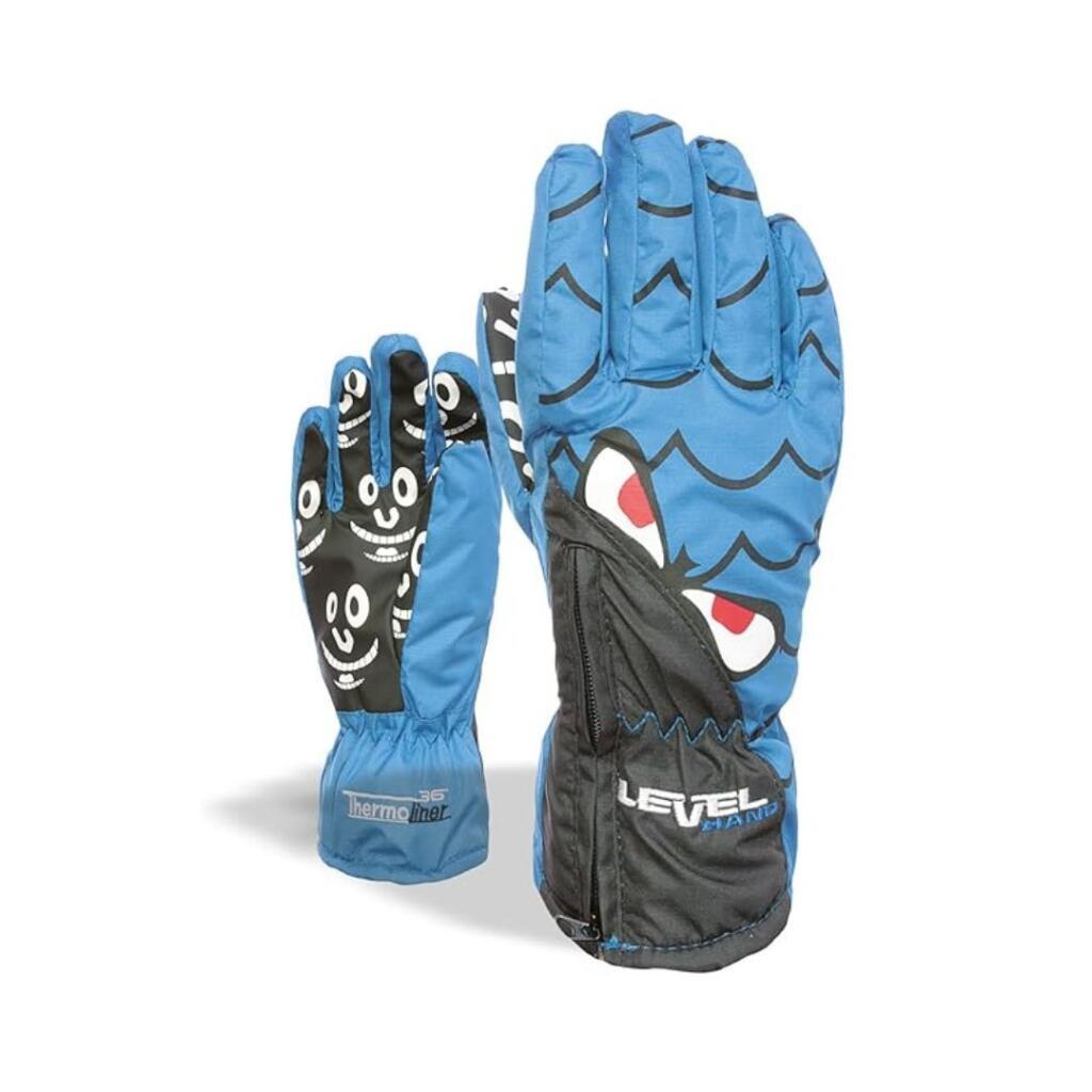 Level Rukavice Lucky, Plavo-crne