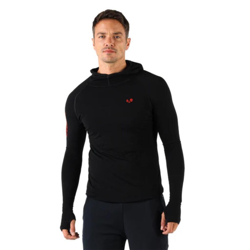 Woolona Muška dukserica Pakke, Crna